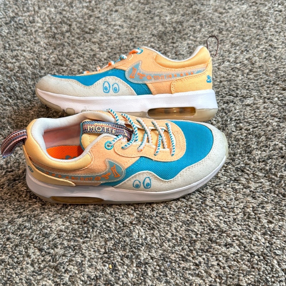 Nike Air Max Kids Shoes - Blue and Orange